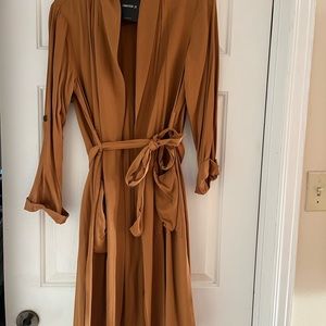 NWT wrap duster coat from Forever 21 size L. No buttons or closures